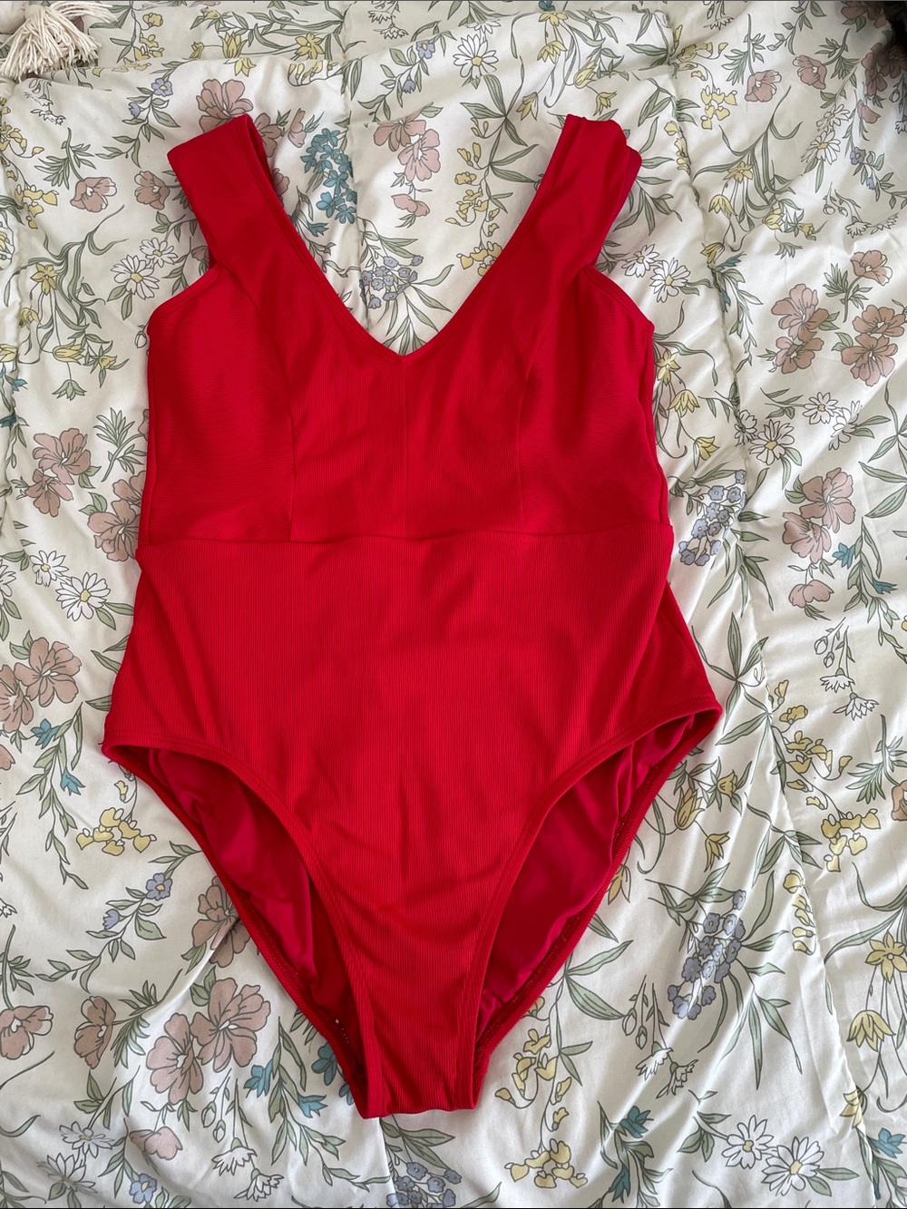 Jantzen Red One-Piece Swimsuit